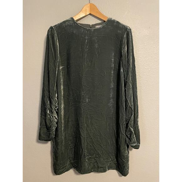 COS Green Velvet Dress - Picture 1 of 9